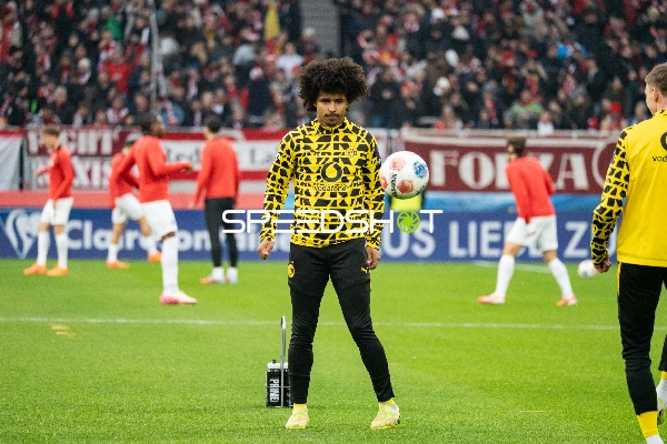 Spieler beim Aufwärmen