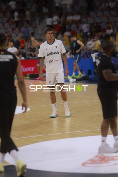 Spieler auf dem Court