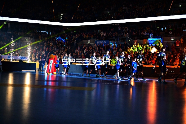 Szene mit Spielern von HSV Hamburg