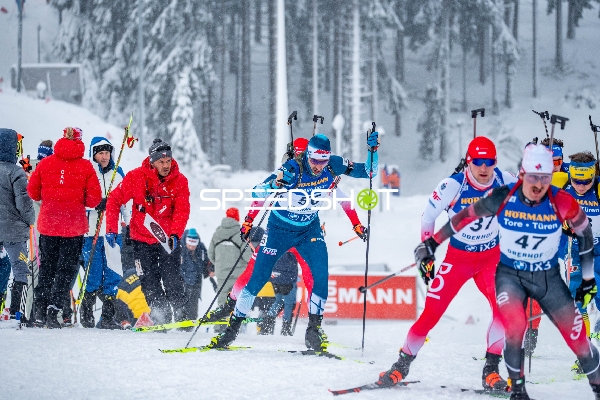 Biathleten in Verfolgung Oberhof