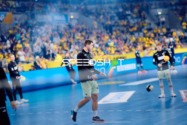 Spieler in der Halle