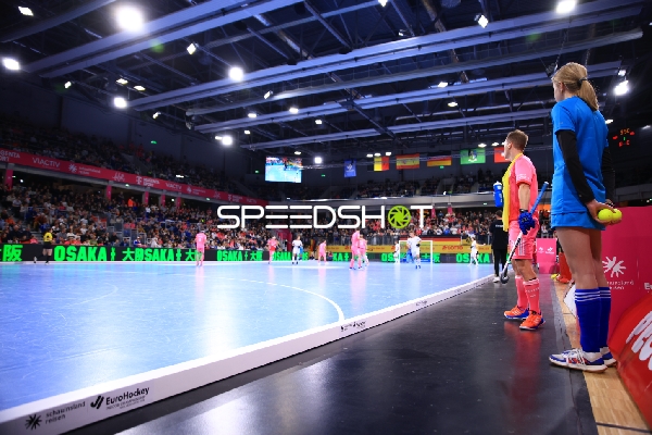 Spielszene mit Anton Pöhling (12; Deutschland) und Jacek KUROWSKI (9; Polen)