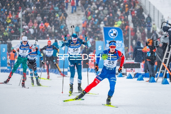 Biathleten in Verfolgung Oberhof