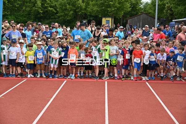 Startaufstellung beim TVE Sommerlauf