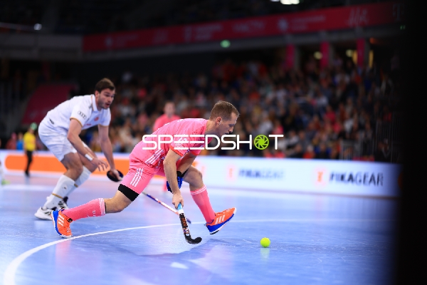 EuroHockey Indoor Championship 2026 - Loris GRANDCHAMP (10; Schweiz) mit Ball