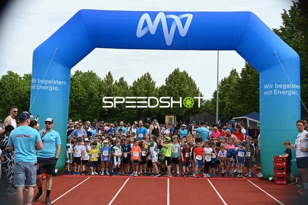 Startaufstellung TVE Sommerlauf Edingen