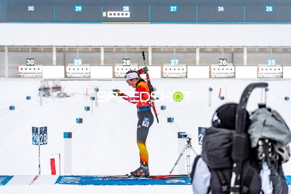 Biathlon, BMW IBU WORLD CUP BIATHLON, Sprint Frauen 7,5 km, Oberhof, Deutschland, LIE Lotte #25 BEL