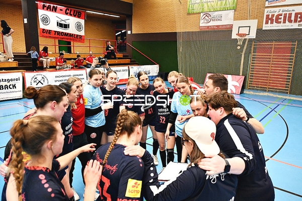 Teamhuddle der Kurpfalz Bären