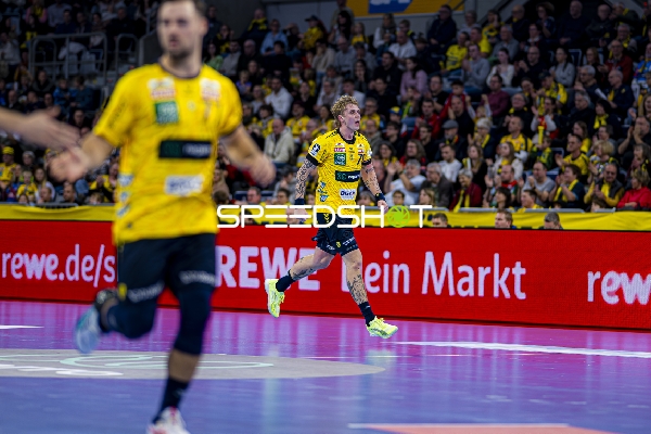 Lauf von Edwin Aspenbäck (78; Rhein Neckar Löwen)