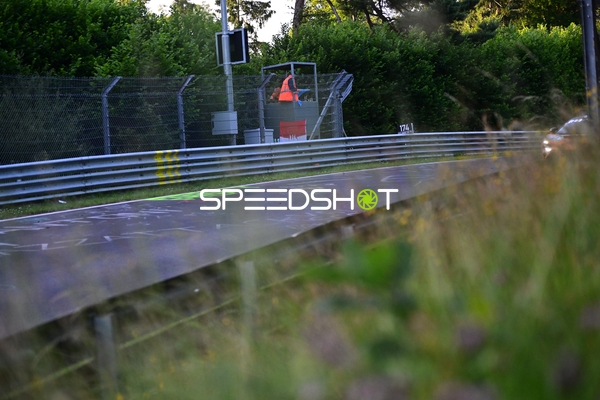 Kurvenbereich am Nürburgring