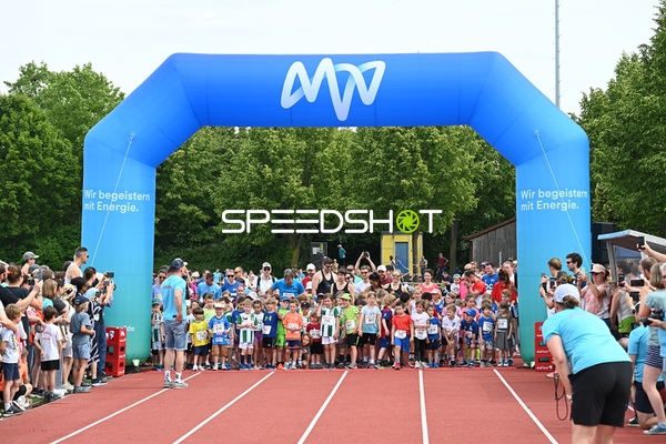 Startaufstellung TVE Sommerlauf Edingen