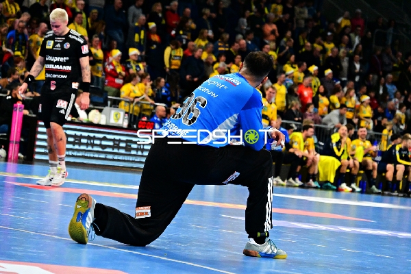 Handball-Szene in Sap Arena