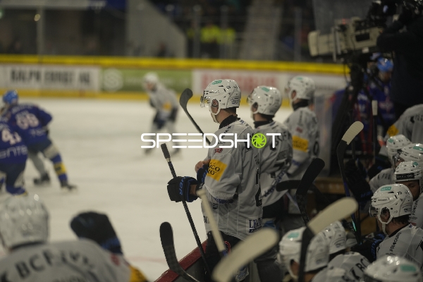 Samuel Walser (23; Fribourg-Gotteron) an der Bande