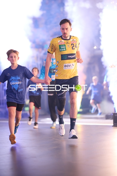 1. Handball-Bundesliga: Patrick Groetzki (24; Rhein Neckar Löwen) läuft ein