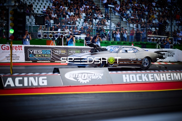 Rennwagen auf der Quartermile