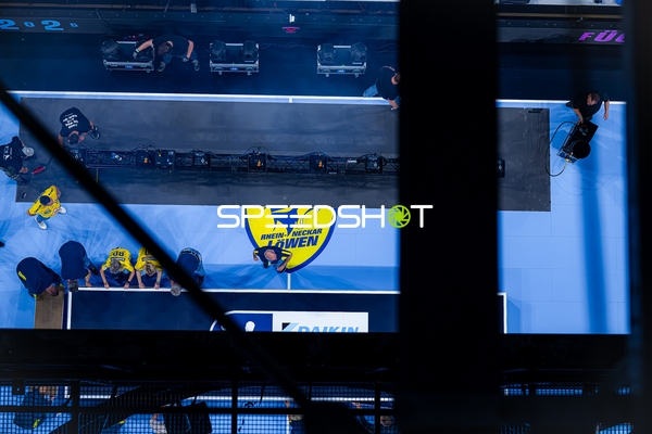 Mannschaft versammelt sich