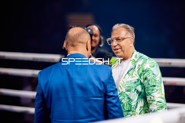 Moderator Kai Ebel (133; VIP) im Interview