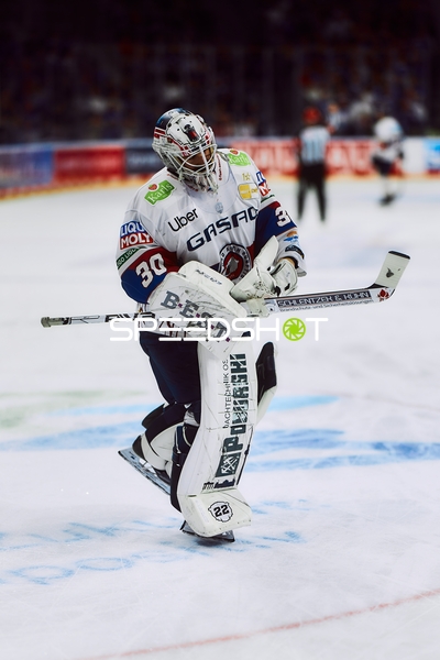 Torwart der Eisbären Berlin in Aktion