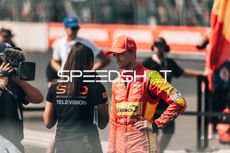 Nicklas Nielsen (AF Corse) im Interview am Circuit de Spa-Francorchamps