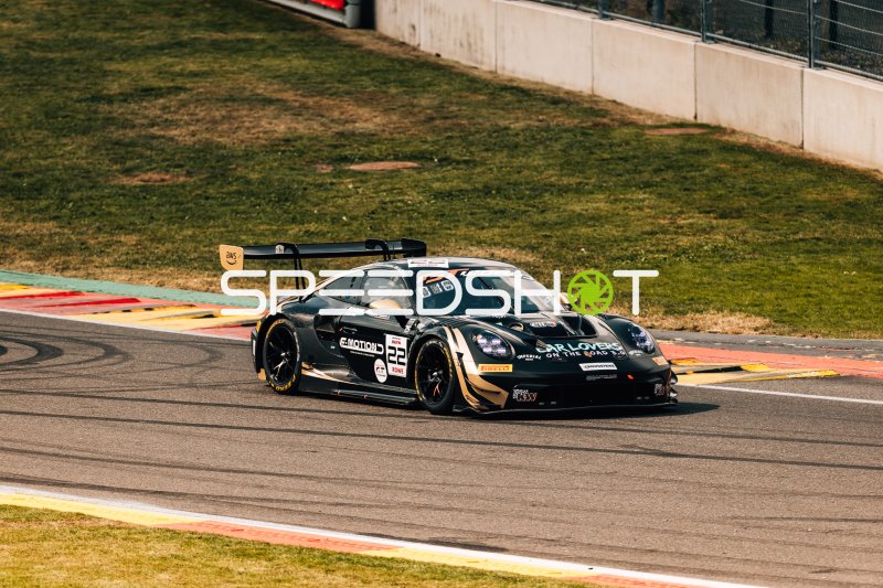 Porsche 911 GT3 R #22 von Schumacher CLRT auf dem Circuit de Spa-Francorchamps