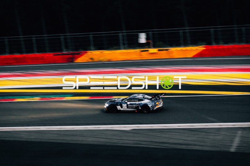 Ford Mustang GT3 EVO #64 von HRT Ford Racing auf dem Circuit de Spa-Francorchamps