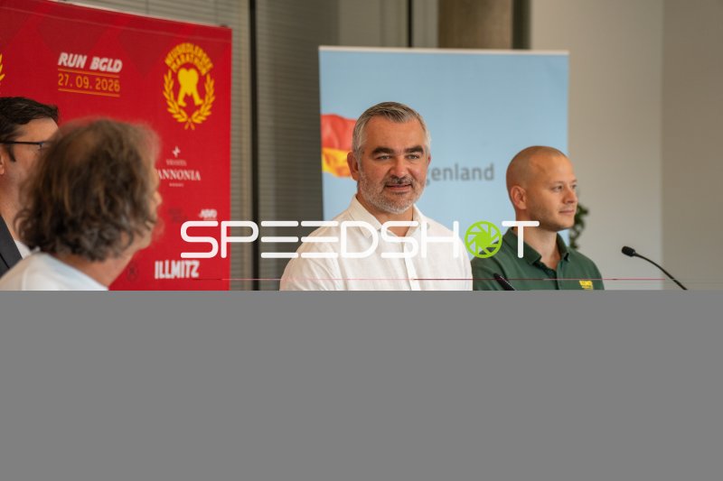 Pressekonferenz zum Neusiedlersee Marathon RUN BGLD 2026 in Eisenstadt