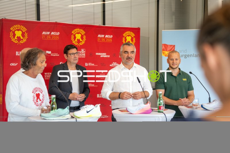 26.06.2026, Neusiedlersee Marathon Pressekonferenz Eisenstadt, Kultur Kongress Zentrum Eisenstadt