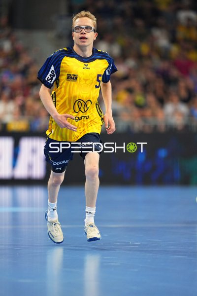 Olle Forsell Schefvert (#25; Team Johnny) läuft in der SAP Arena