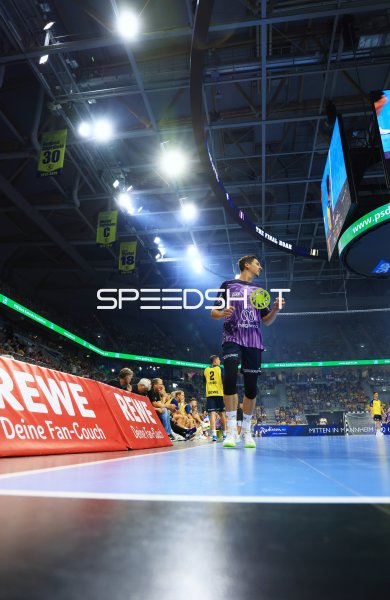 Team Apfel Spieler in der SAP Arena Mannheim
