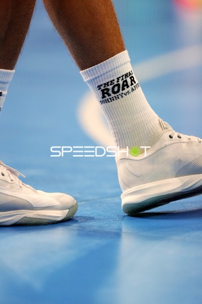 The Final Roar – Socken-Detail beim Spiel Team Johnny vs. Team Apfel