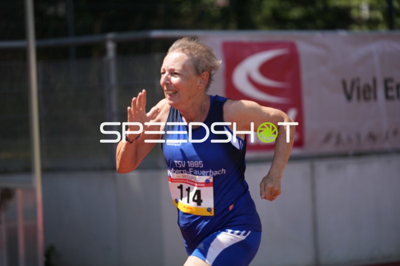 Steinhaus Ulrike (114) im Wettkampf am Sportpark Hattersheim
