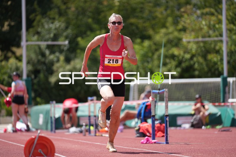 Kaiser Claudia (218) beim Lauf im Sportpark Hattersheim
