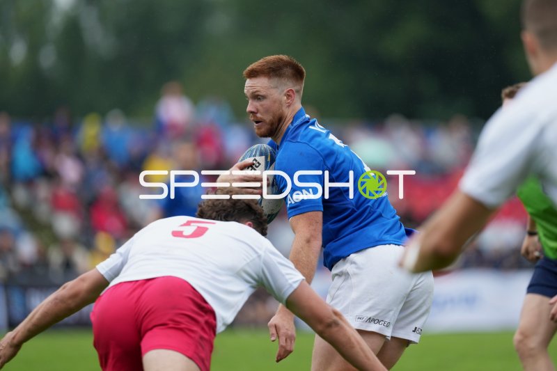 Rugby-Zweikampf im Stadion am Steinwiesenweg Hamburg