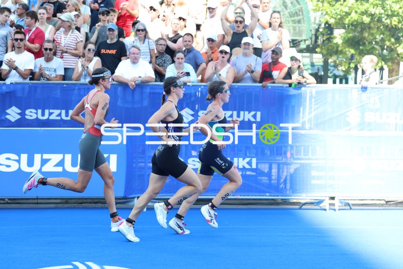 Triathlon-Laufstrecke an der Binnenalster Hamburg