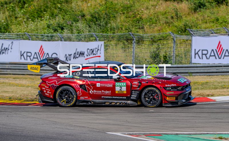 Ford Mustang GT3 Evo #2 von Kiano Blum/Niklas Kalus (Haupt Racing Team) am Nürburgring