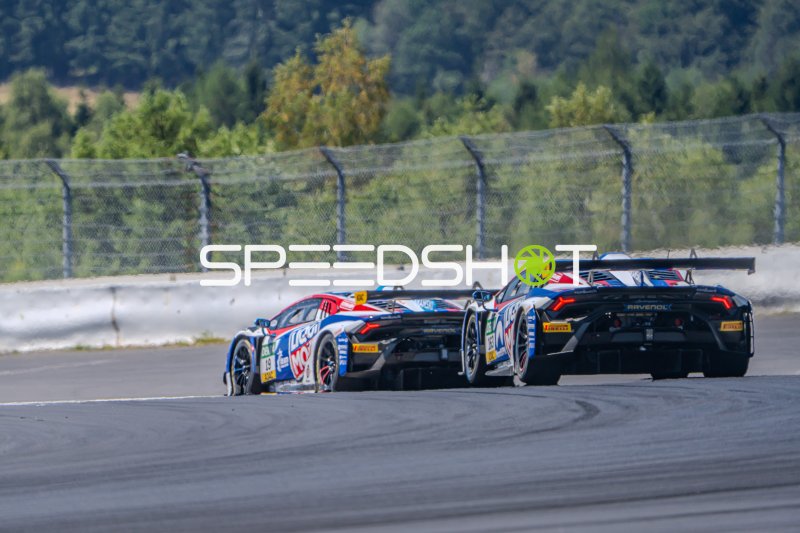 Zwei Lamborghini Huracán GT3 von Liqui Moly Team Engstler am Nürburgring