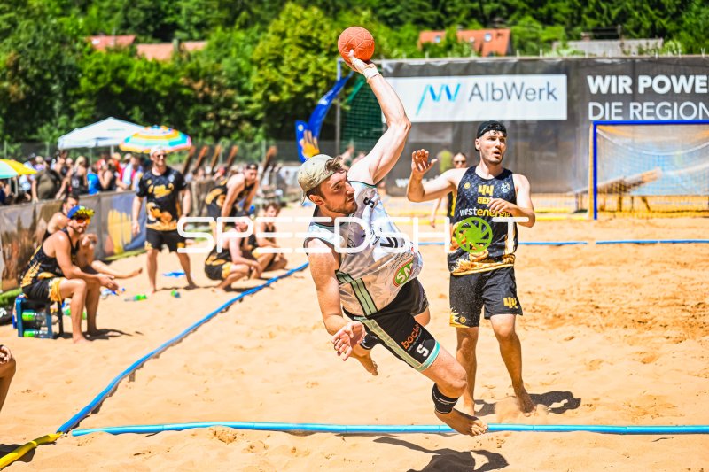 Patrick Kohl (Otternasen) beim TG Beach Open in Geislingen an der Steige