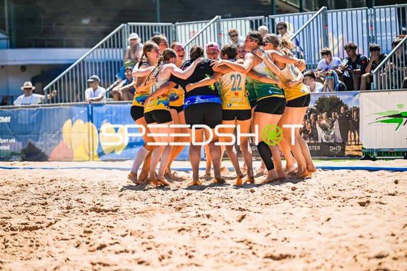 Caipiranhas Teamgeist beim TG Beach Open in Geislingen an der Steige