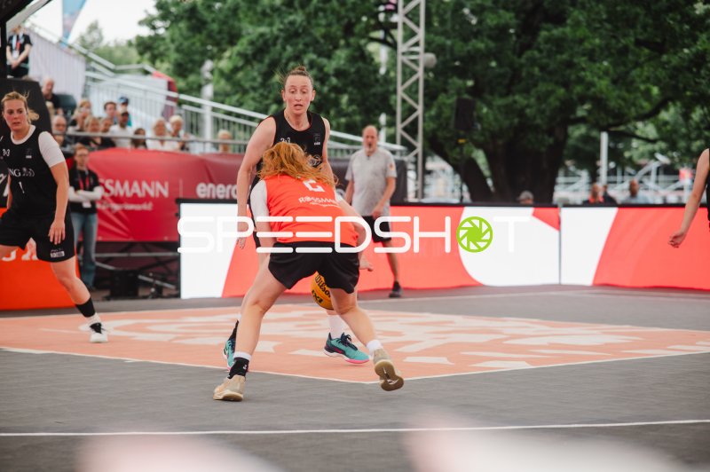 Deutschland vs. Australia im 3x3-Basketball-Zweikampf in Brno