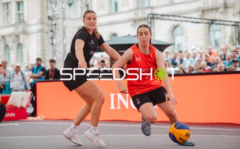 Zweikampf im 3x3-Basketball: Deutschland gegen Australia in Brno