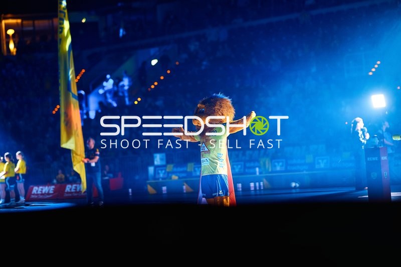 Maskottchen-Auftritt