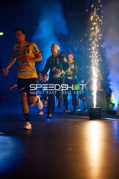 Spielereinlauf vor dem Spiel