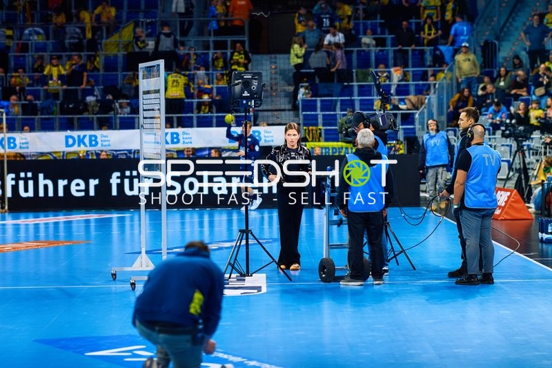 Medienberichterstattung auf dem Spielfeld