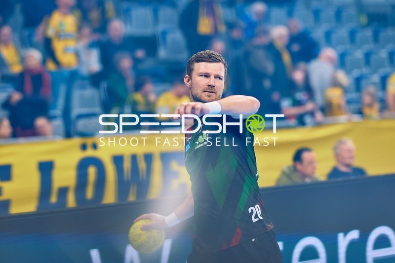 Ein Spieler bereitet sich auf einen Wurf vor.