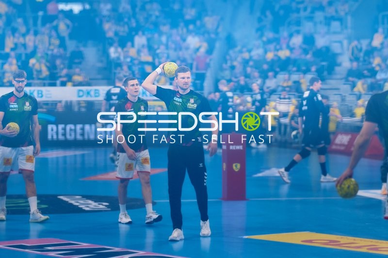 Aufwärmübungen der Spieler