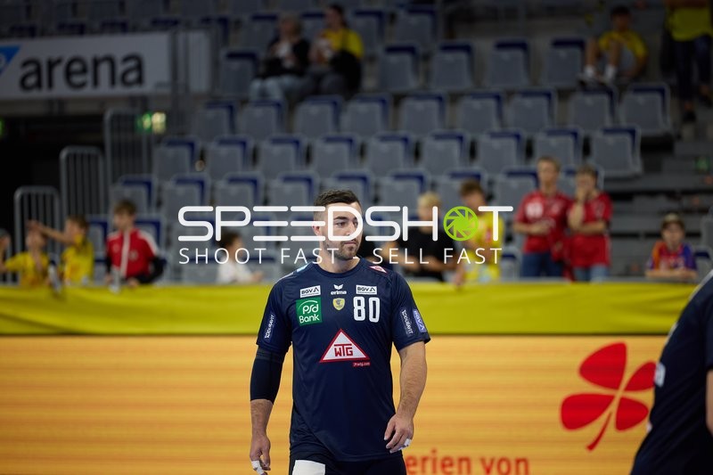 Aufwärmen der Spieler