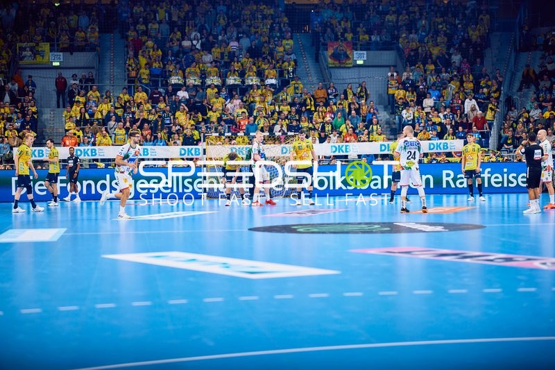 Spielvorbereitung oder Unterbrechung auf dem Spielfeld