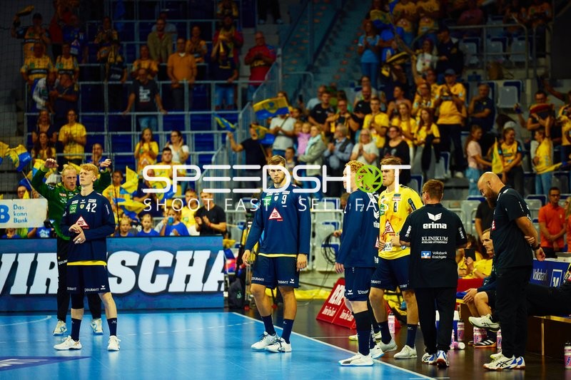 Spielvorbereitung der Rhein Neckar Löwen