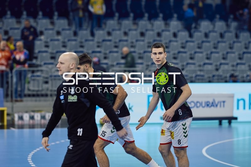 Aufwärmen vor dem Spiel