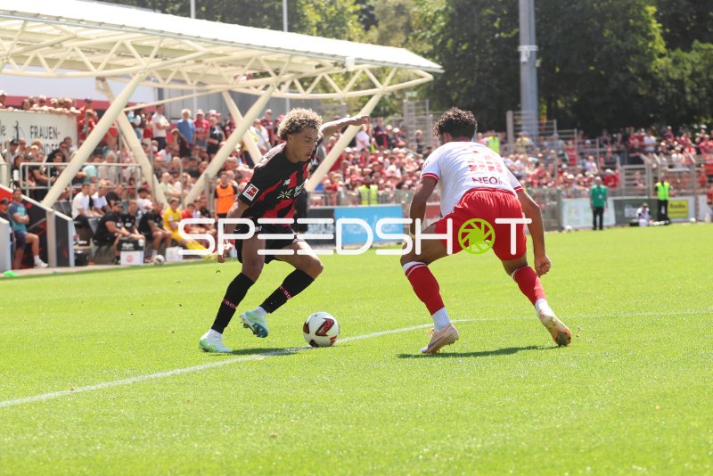 Montrell Culbreath im Eins-gegen-Eins gegen Rot-Weiss Essen